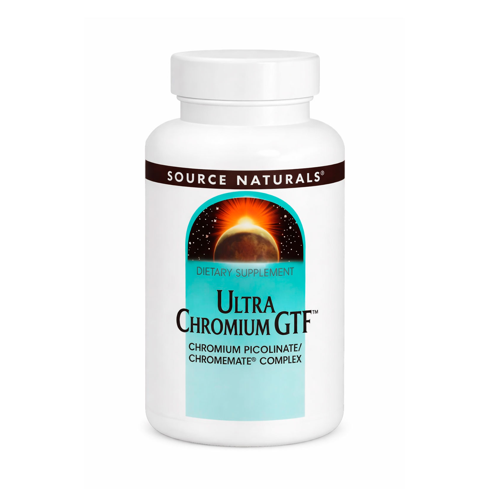 Хром ультра Source Naturals Ultra Chromium GTF 200 мкг, 120 таблеток
